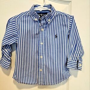 Ralph Lauren Dressy striped shirt Size 18 Months